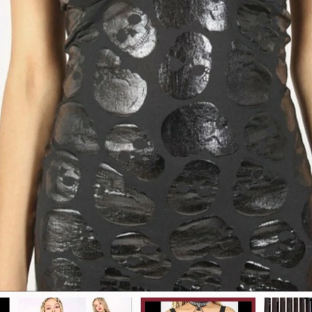 Iron fist skulls clop mini dress - Picture 2 of 9